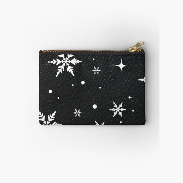 Item preview, Christmas Snowflakes Winter Pattern Leather Mask Snow designed and sold by teeseeds.