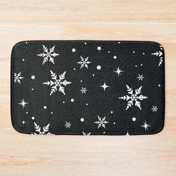 Item preview, Christmas Snowflakes Winter Pattern Leather Mask Snow designed and sold by teeseeds.