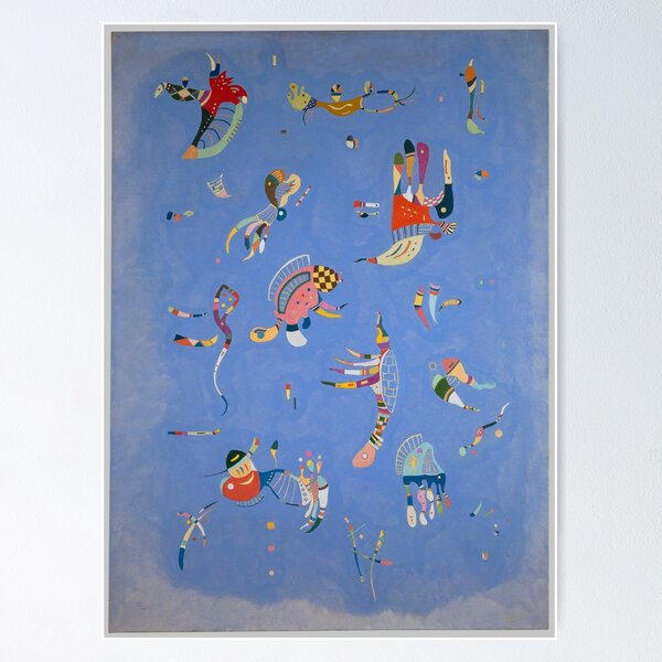 Item preview, Kandinsky - Sky Blue - BigArt designed and sold by BigArt.