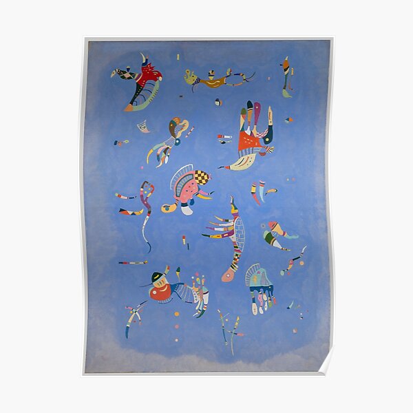 Kandinsky - Bleu ciel - BigArt Poster