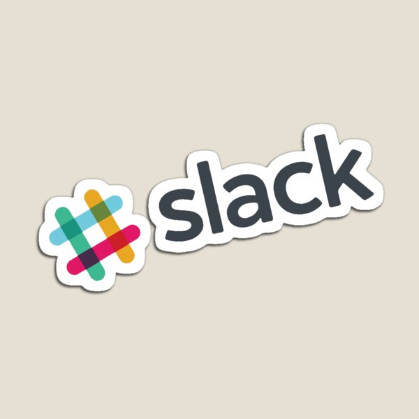 Item preview, slack logo sticker designed and sold by developerfriday.