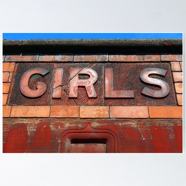 Girls sign females woman femme girls school