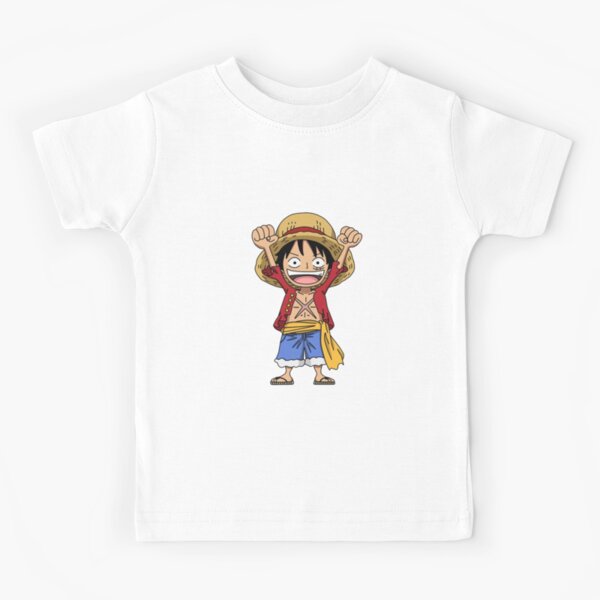 Monkey D Luffy Kids T Shirts Redbubble - luffy t shirt roblox