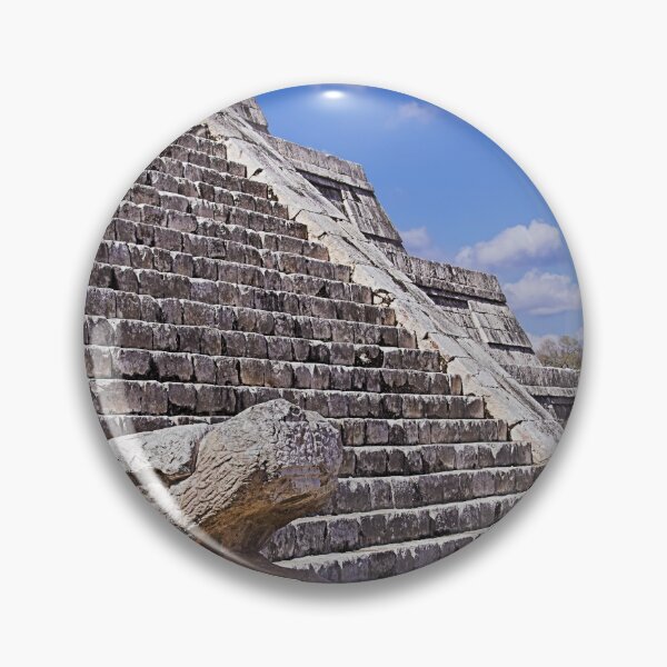 Item preview, Stone Serpents at Kukulkán Pyramid Chichén-Itzá designed and sold by Travelways.
