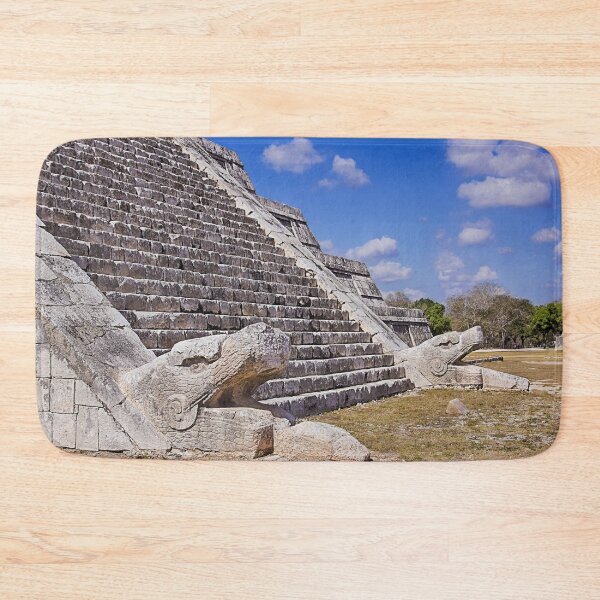 Item preview, Stone Serpents at Kukulkán Pyramid Chichén-Itzá designed and sold by Travelways.