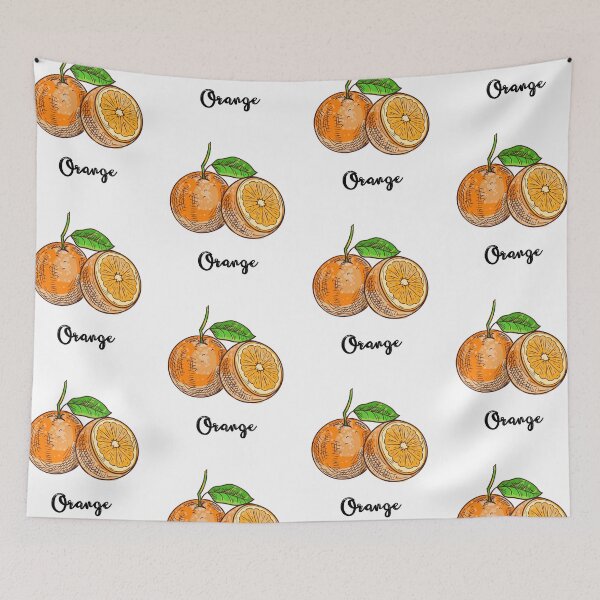 Item preview, Orange Fruit - Label Series designed and sold by cuteCREEPshop.