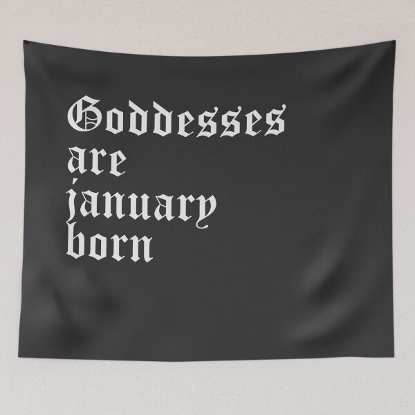 Item preview, Goddesses are January Born designed and sold by Shujii.