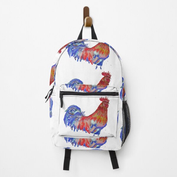 Item preview, Rooster Watercolor Painting designed and sold by Sarah Rajkotwala.