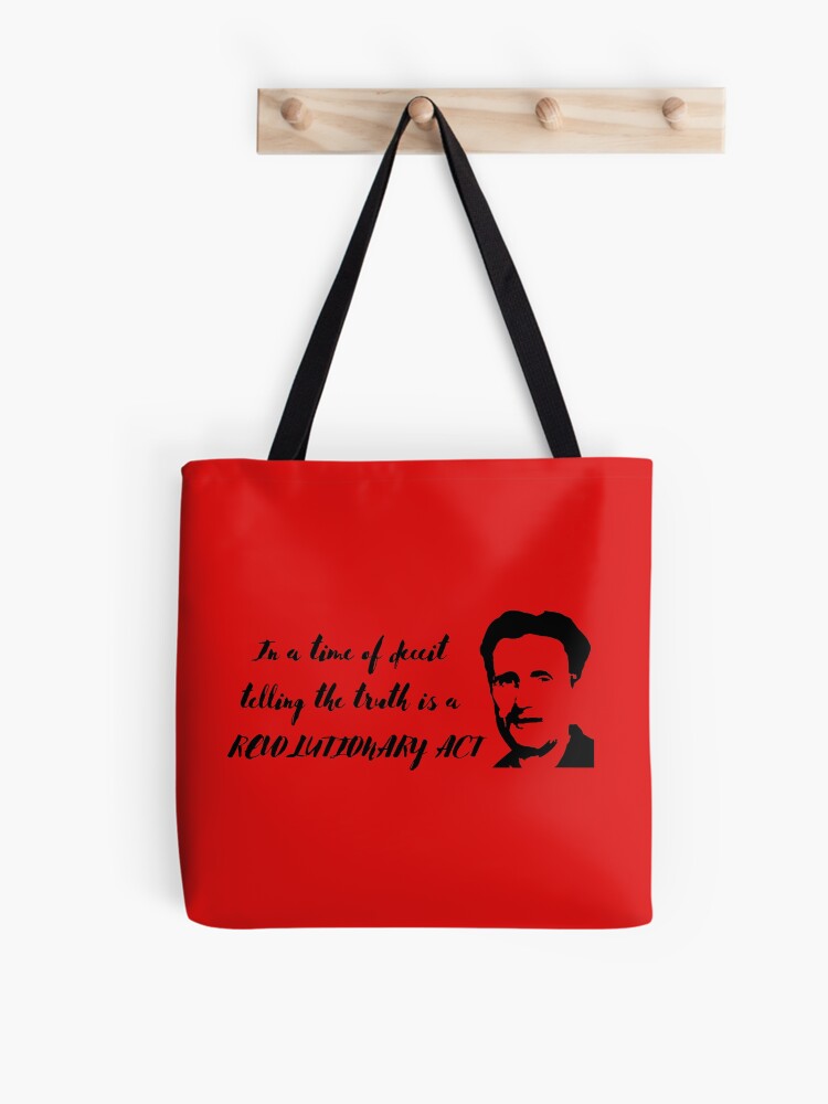 Thumbnail 1 of 2, Tote Bag, In a Time of Deceit designed and sold by Rasos-Razor.