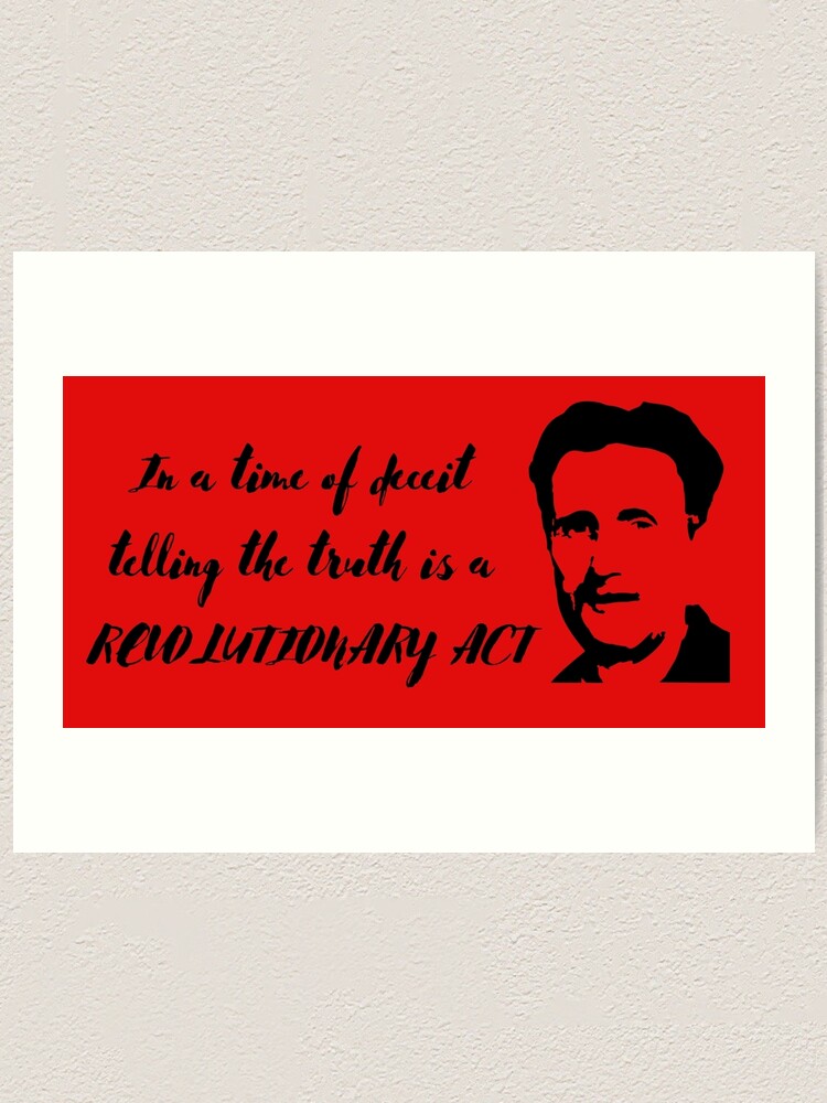 Thumbnail 1 of 3, Art Print, In a Time of Deceit designed and sold by Rasos-Razor.