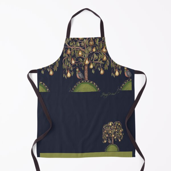 Isolating partridge under a pear tree Apron