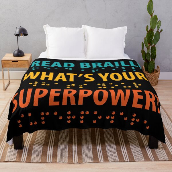 Item preview, I Read Braille Whats Your Superpower designed and sold by TravelScientist.