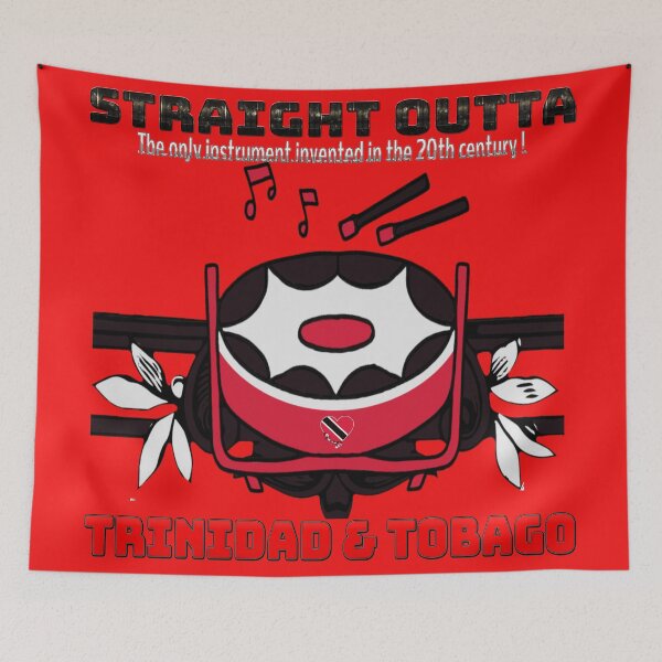 Item preview, Trinidad and Tobago's Steel Pan designed and sold by WearThePositive.