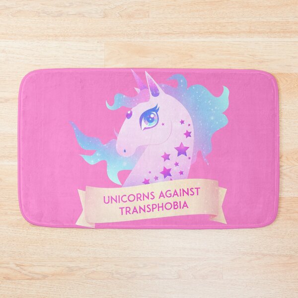 Item preview, Unicorns against transphobia designed and sold by CakeUnicorn.