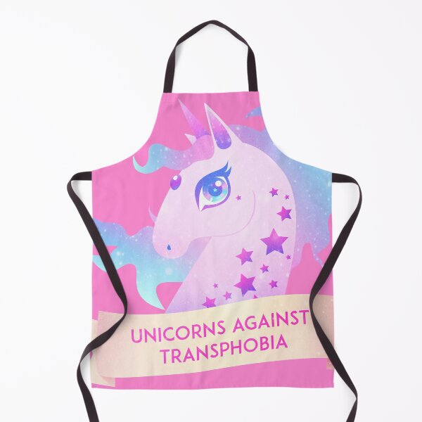 Item preview, Unicorns against transphobia designed and sold by CakeUnicorn.