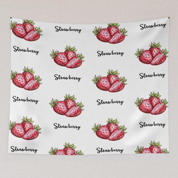 Item preview, Strawberry Fruit - Label Series designed and sold by cuteCREEPshop.