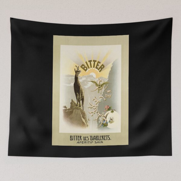 Item preview, retro diablerets bitter des diablerets aperitif sain aigle designed and sold by CorasPosters.