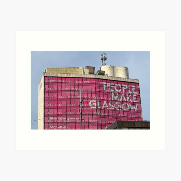 Item preview, People make Glasgow, Scotland designed and sold by Local gifts from HotpixUK .