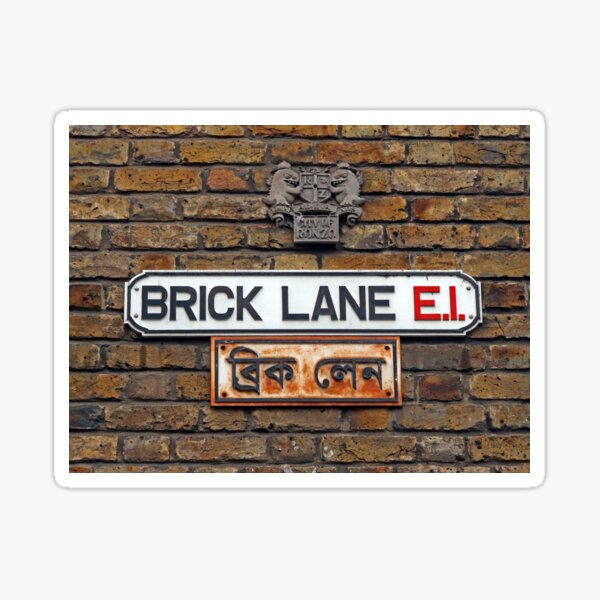 Brick lane E1 London sign