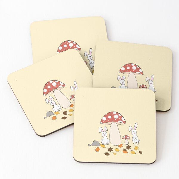 Item preview, Cute Fall Mushroom Background designed and sold by eggofthefay.
