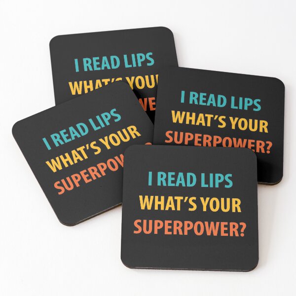 Item preview, I Read Lips Whats Your Superpower? designed and sold by TravelScientist.