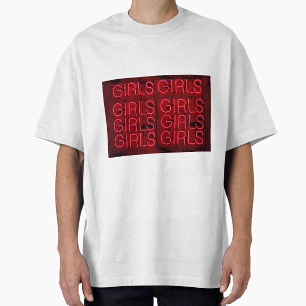 Girls girls girls neon sign in red