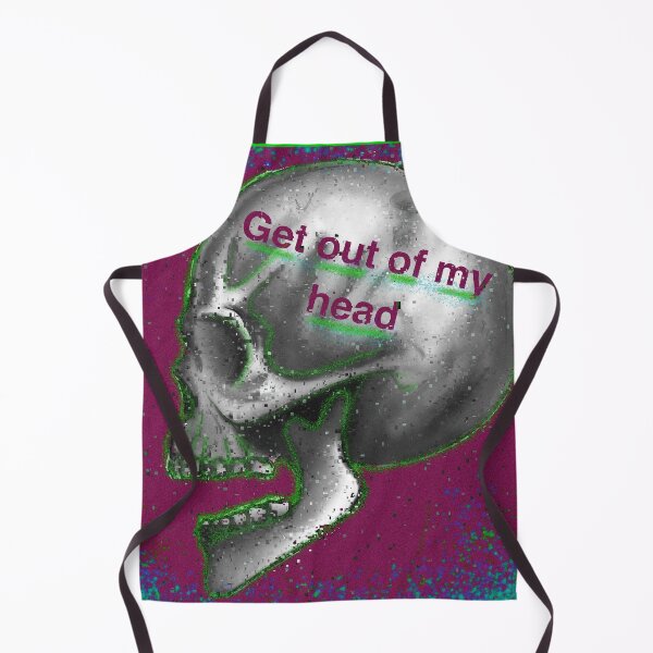 Item preview, Get out of my head skull designed and sold by Shoryotombo.