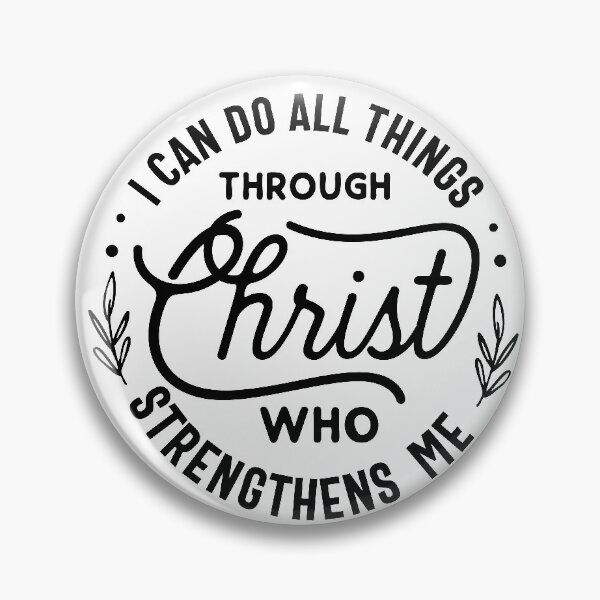 Item preview, I Can Do All Things Through Christ Who Strengthens Me (Positive Believer) designed and sold by OneCherubim.