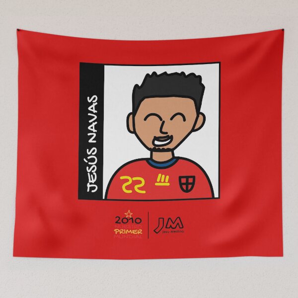 Item preview, Jesús Navas - Spanish National Team - 2010 World Cup designed and sold by jesumedina.