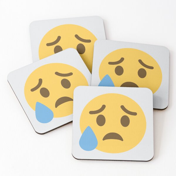 Item preview, Sad But Relieved Face designed and sold by Stitchmoji.