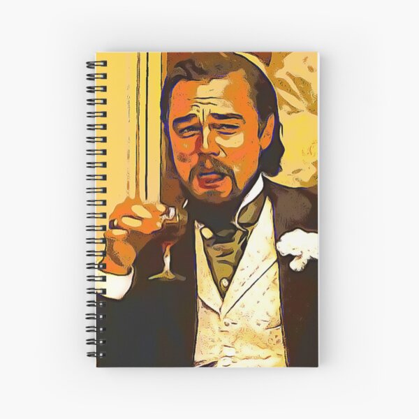 Leonardo Dicaprio Laughing Django Hd Spiral Notebooks ...
