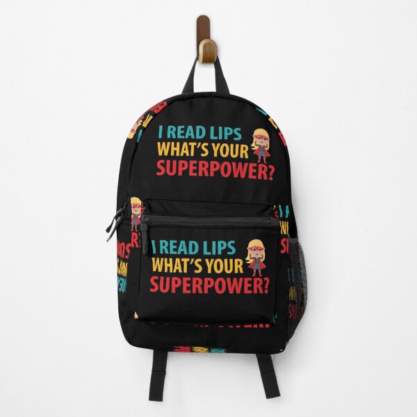Item preview, I Read Lips Whats Your Superpower? Superhero designed and sold by TravelScientist.