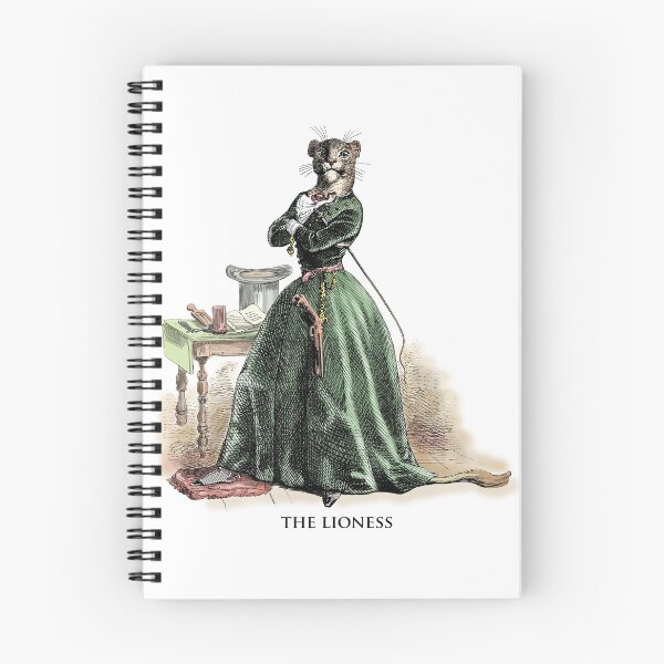 Artikelvorschau, J.J. Grandville: Die Löwin - selbstbewusst, mit Peitsche, Pistole und Sporen um 1842. entworfen und verkauft von ebrawne.