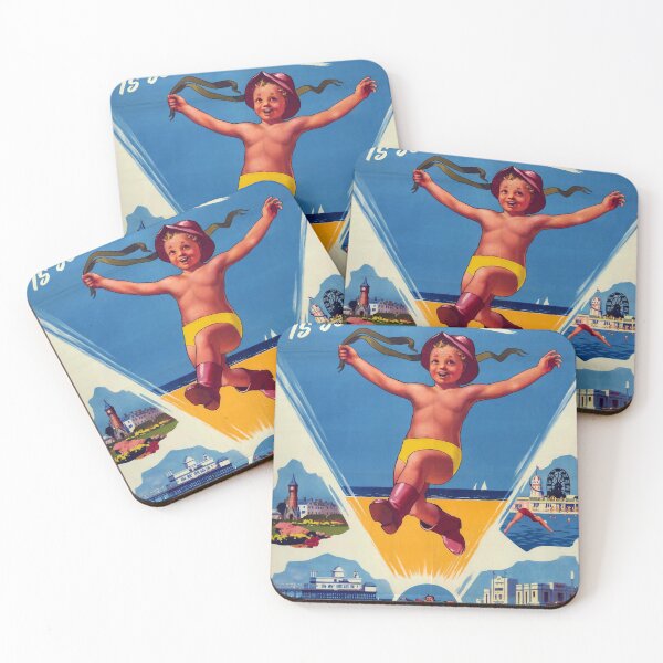 Item preview, retro Skegness is so bracing designed and sold by CorasPosters.