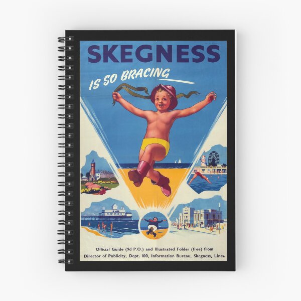 Item preview, retro Skegness is so bracing designed and sold by CorasPosters.