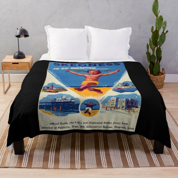 Item preview, retro Skegness is so bracing designed and sold by CorasPosters.