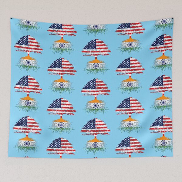 Item preview, India Roots, Indian American,  India USA Flags. US Naturalization Ceremony Gift  Present For Person From India  designed and sold by maindeals.