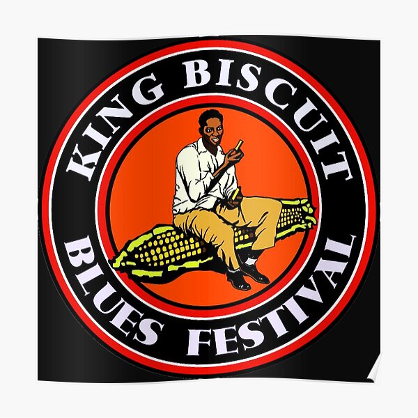 "king biscuit blues festival poster 90art" Poster for Sale by ghake19