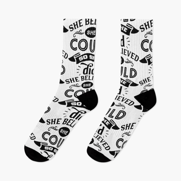 Item preview, She Believed She Could So She Did (Positive Believer) designed and sold by OneCherubim.