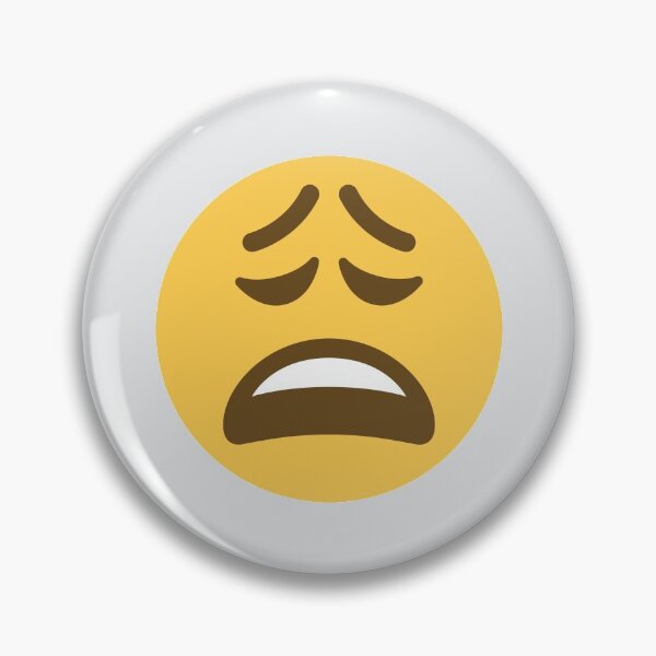 Item preview, Weary Face designed and sold by Stitchmoji.