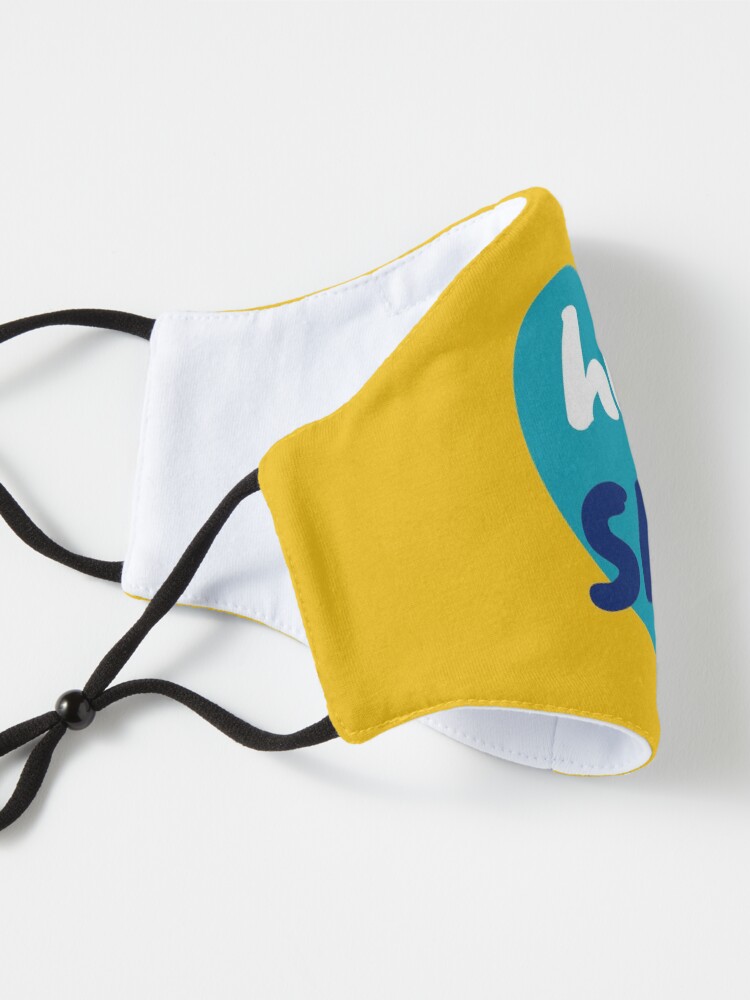 Alternate view of Hey, smile - positive feelings Mask