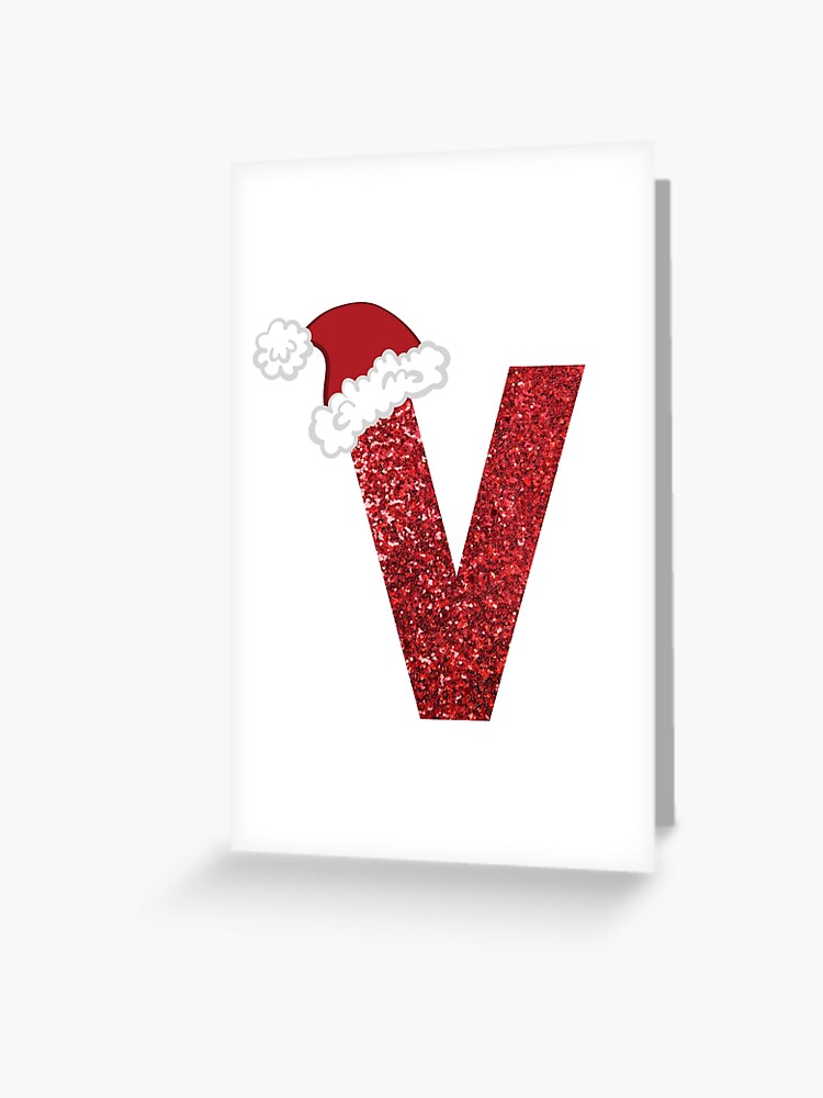 Sparkly Christmas Letter L Sticker for Sale by LiveAndGlow