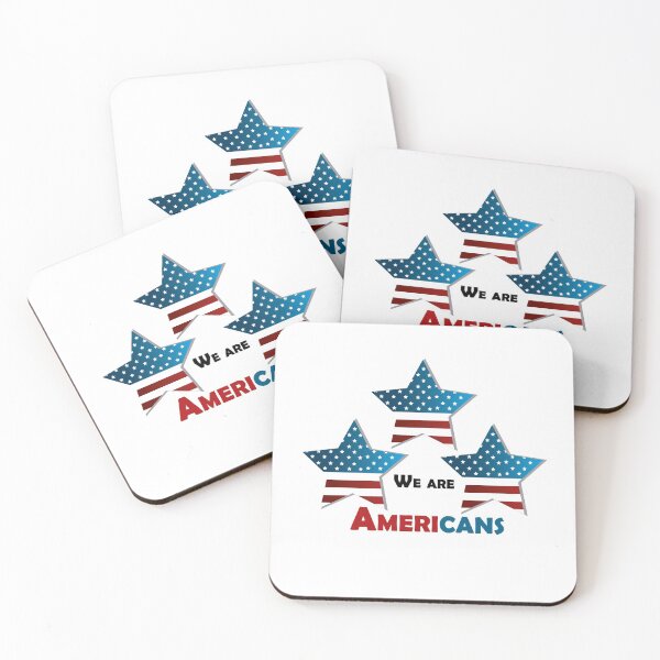 Item preview, We are Americans starts shirt who love america and flag america Gifts designed and sold by AchrafOc.
