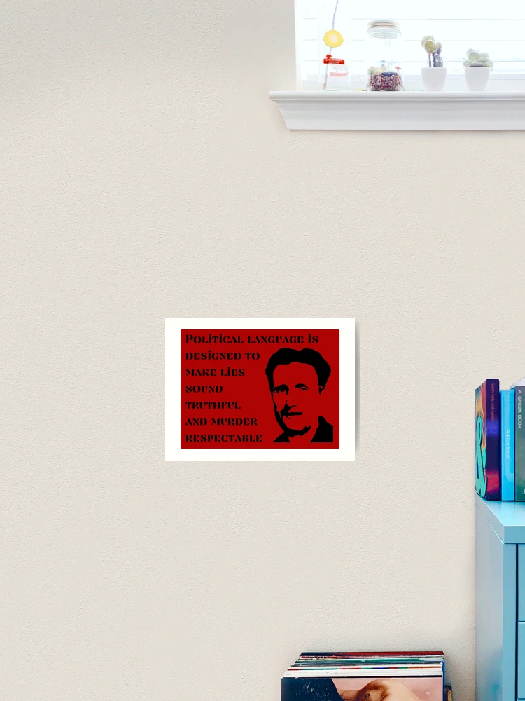 Thumbnail 2 of 3, Art Print, Political Language designed and sold by Jon Raso.