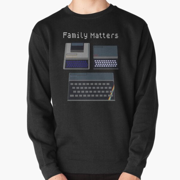 Family Matters - Retro UK Computers Pullover Sweatshirt