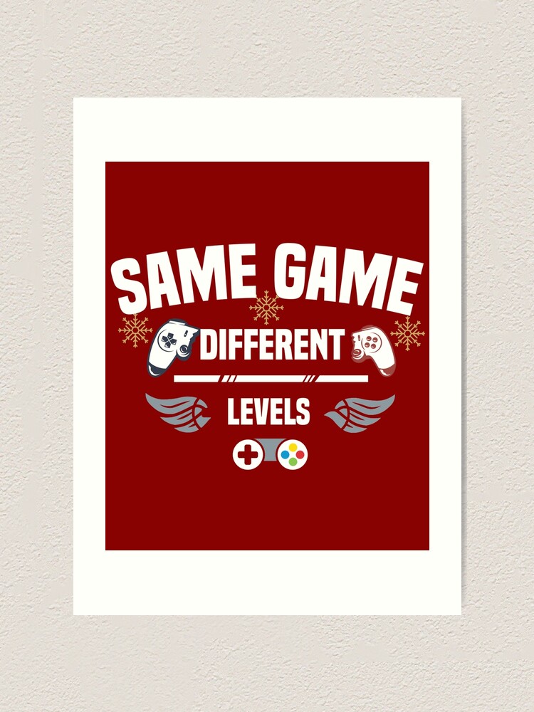 same game different levels shirt