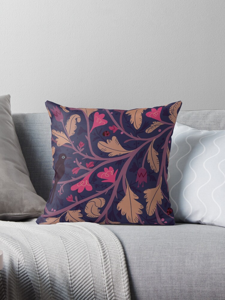 Thumbnail 1 of 4, Pillow, Magpie designed and sold by reimenayee.