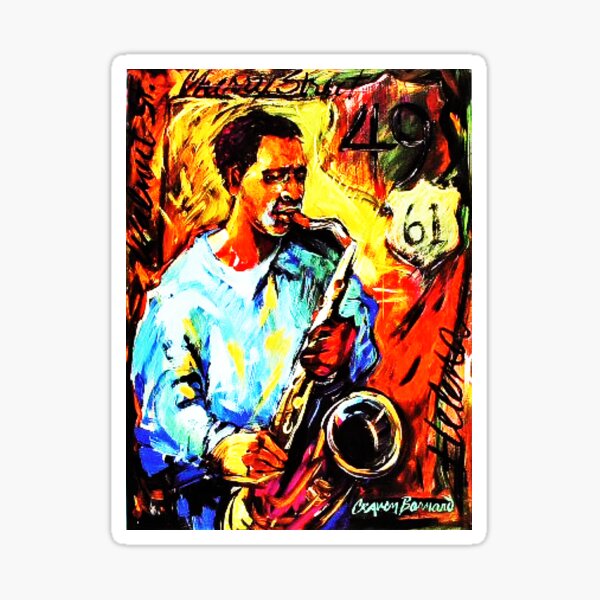 "king biscuit blues festival poster2 90art" Sticker by ghake19 Redbubble