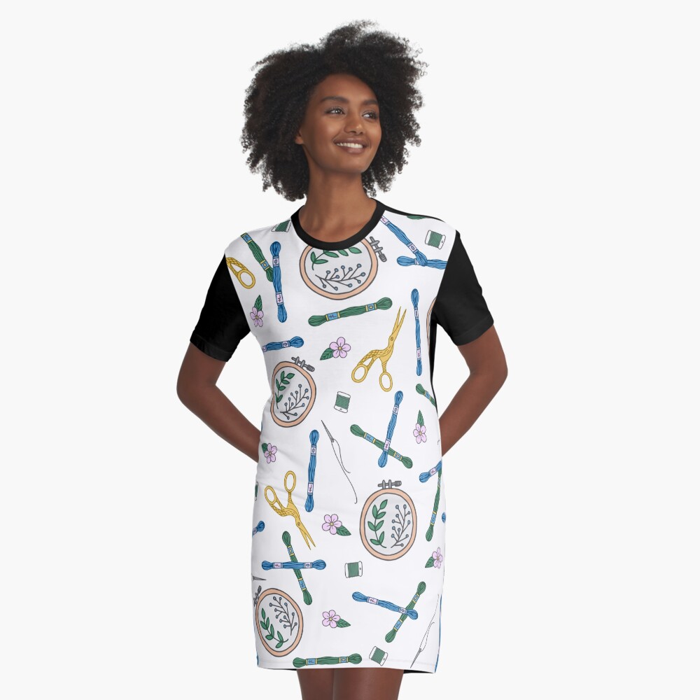 Item preview, Graphic T-Shirt Dress designed and sold by hennabyhilary.