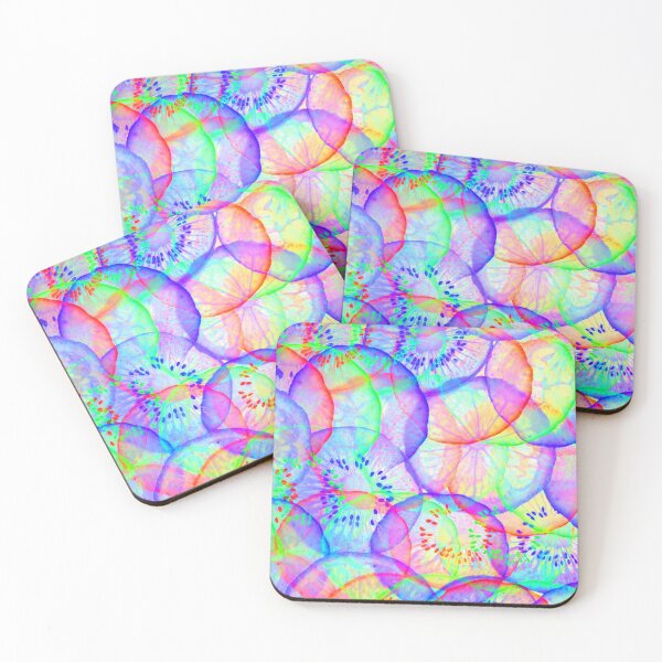 Item preview, Watery Fruits Collage with Extra Trippy Colour Trace Effect designed and sold by StayCuztom.